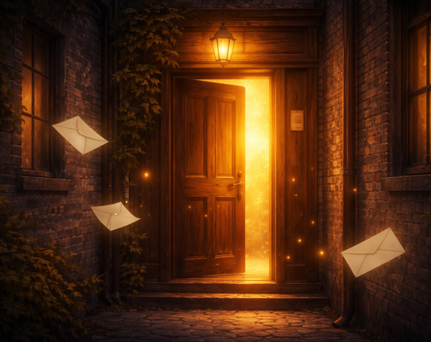 Cover image for The Library of Unsent Letters