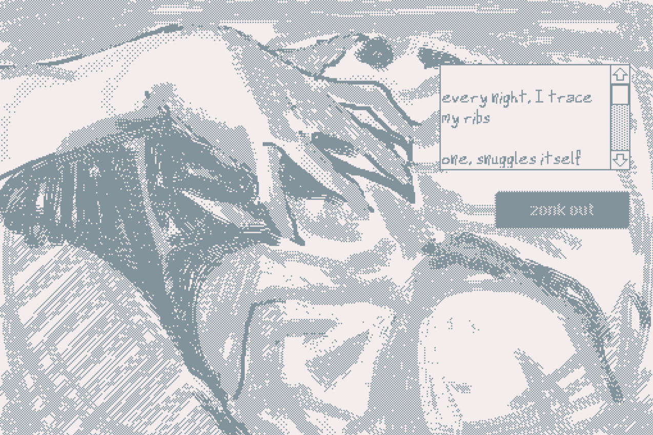 Cover image for every night, I trace my ribs