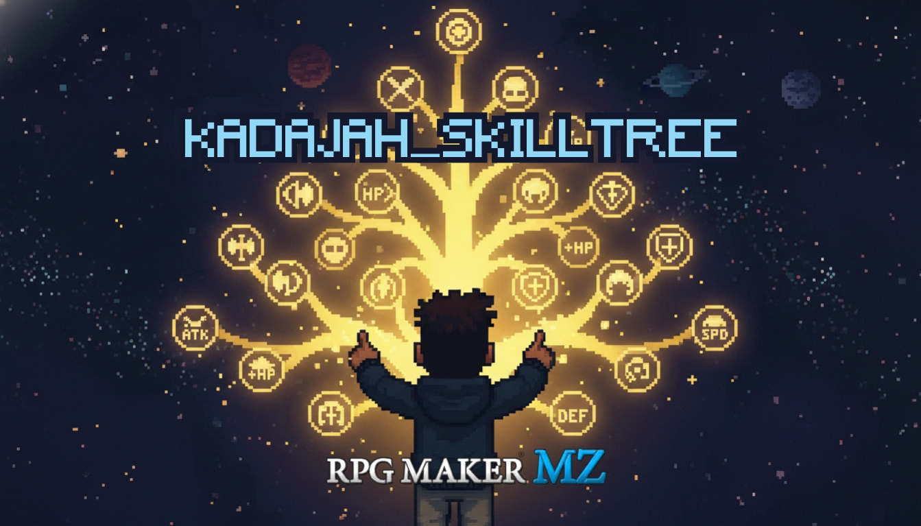 Kadajah's Skill Tree  - License Board +  Sphere Grid for RPG Maker MZ