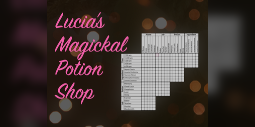 Cover image for Lucia’s Magickal Potion Shop