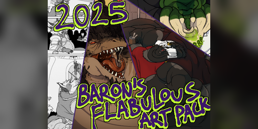 Cover image for Baron's Flabulous Art Pack 2025