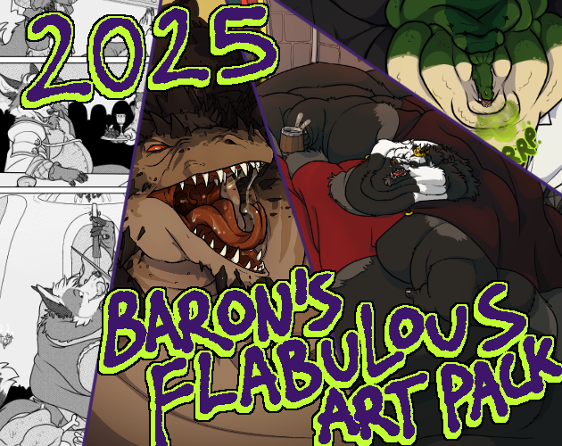 Cover image for Baron's Flabulous Art Pack 2025