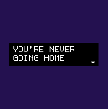 YOU'RE NEVER GOING HOME