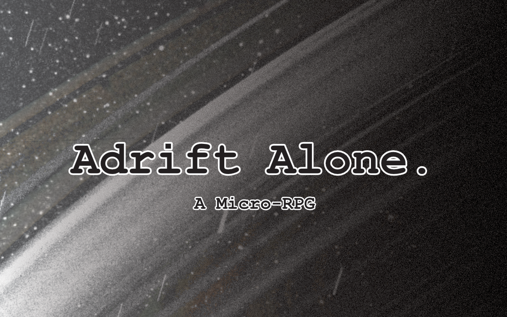 Cover image for Adrift Alone