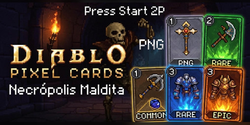 Cover image for Diablo Pixel Cards: Necrópolis Maldita