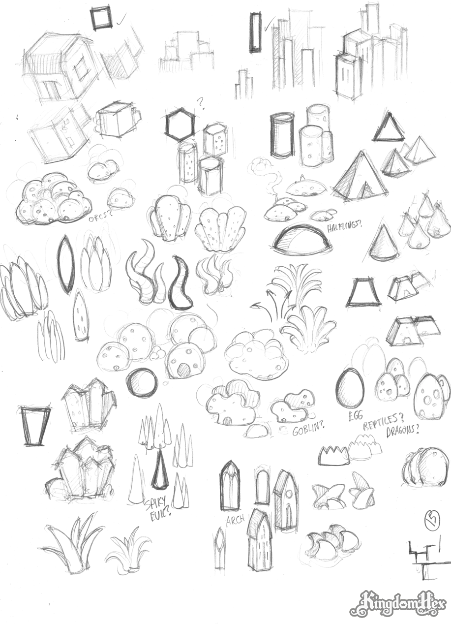 Concept Art: Shape Language - Kingdom Hex by Akfula, Crow