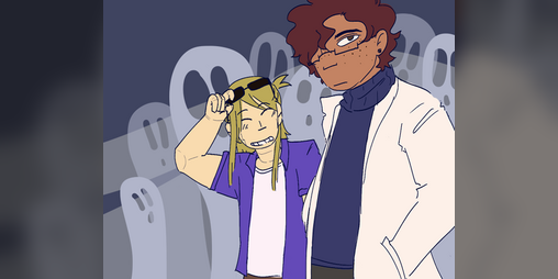 Cover image for Ghost crimes need a ghost detective