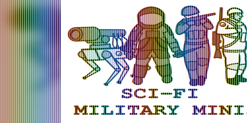 Cover image for Sci-fi Military Miniatures