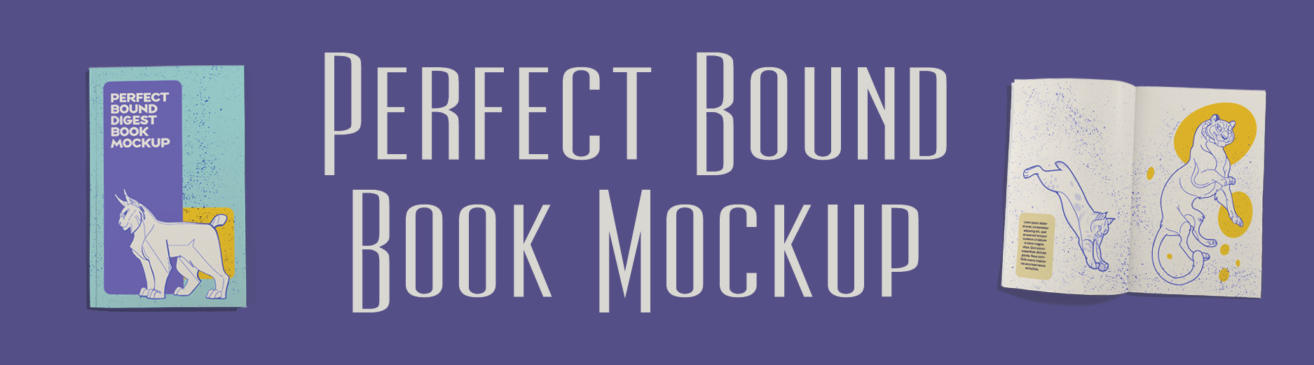Perfect Bound Book Mockup