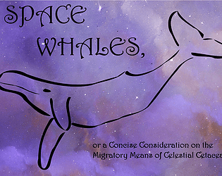 Space Whales, or a Concise Consideration on the Migratory Means of Celestial Cetaceans