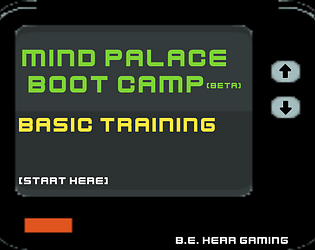 Mind Palace Boot Camp