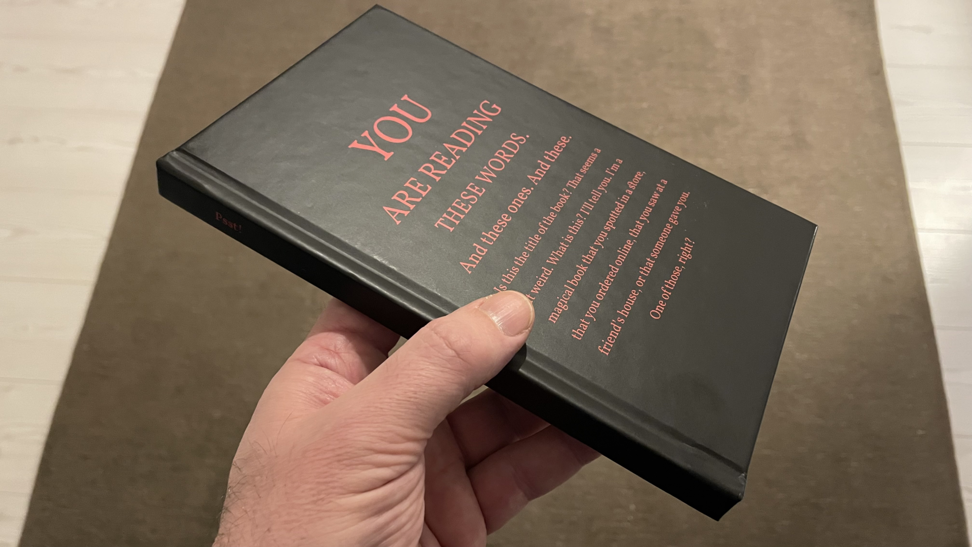 You are reading these words