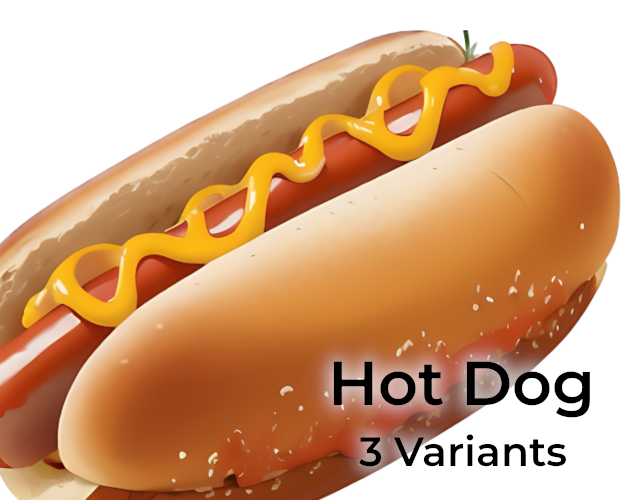 Free Food Art - Hot Dog by WineChan