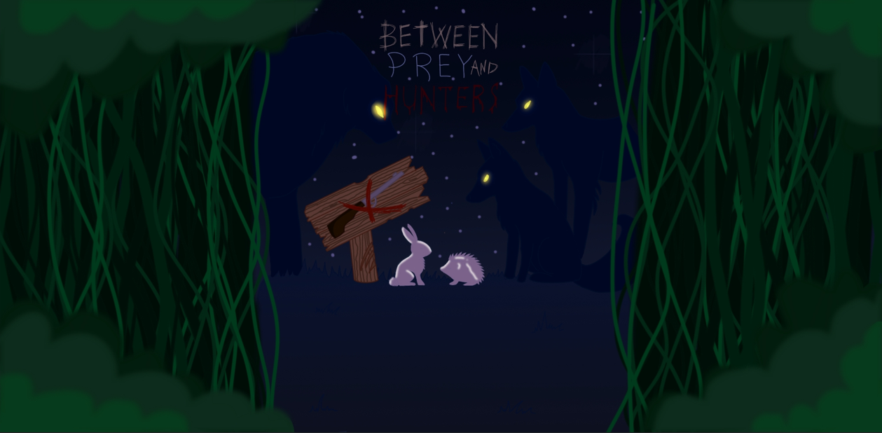 Cover image for Between prey and hunters (DEMO)