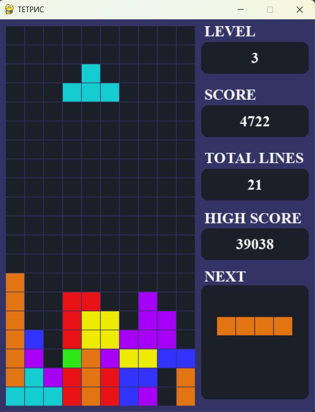 Tetris in PyGame