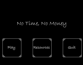 No Time, No Money