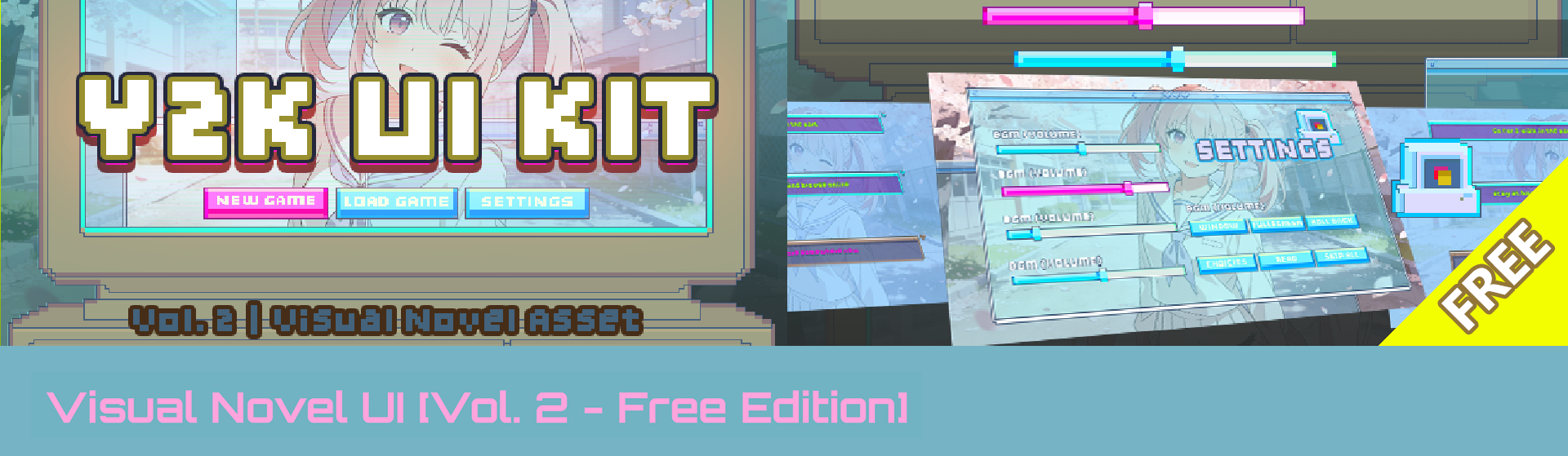 Visual Novel UI [Vol. 2 - Free Edition]