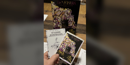 Cover image for Tenebris PocketMod Character & Monster Encounter Sheets