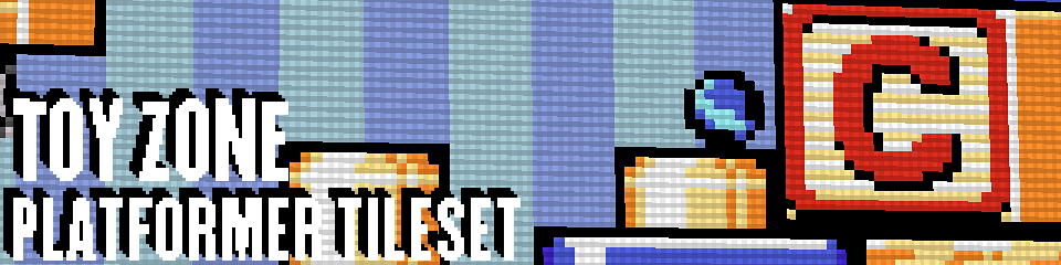 TOY ZONE | Free Platformer Tileset