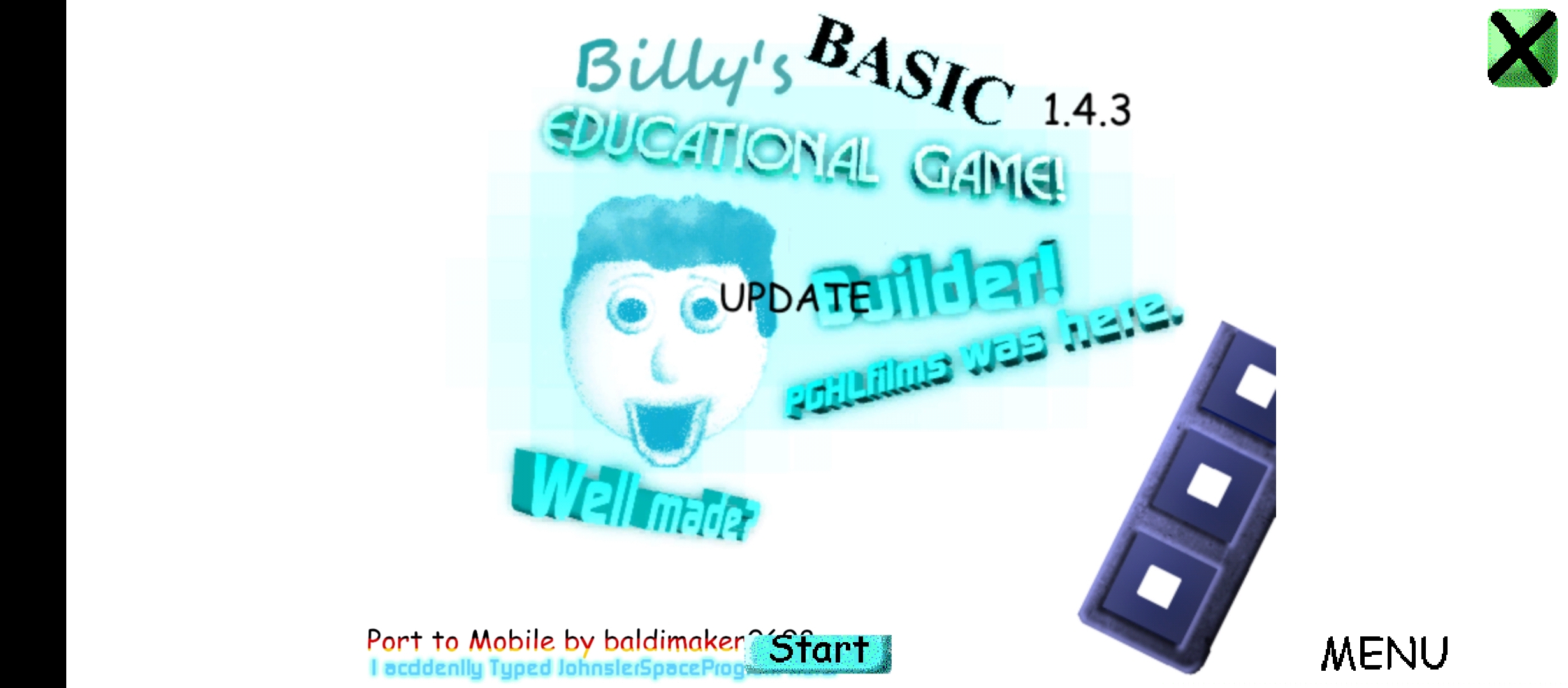 Billy's Basics Version 1.4.3 Update Android Port