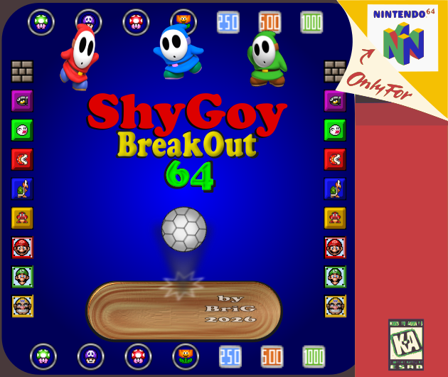 Cover image for ShyGoy BreakOut 64