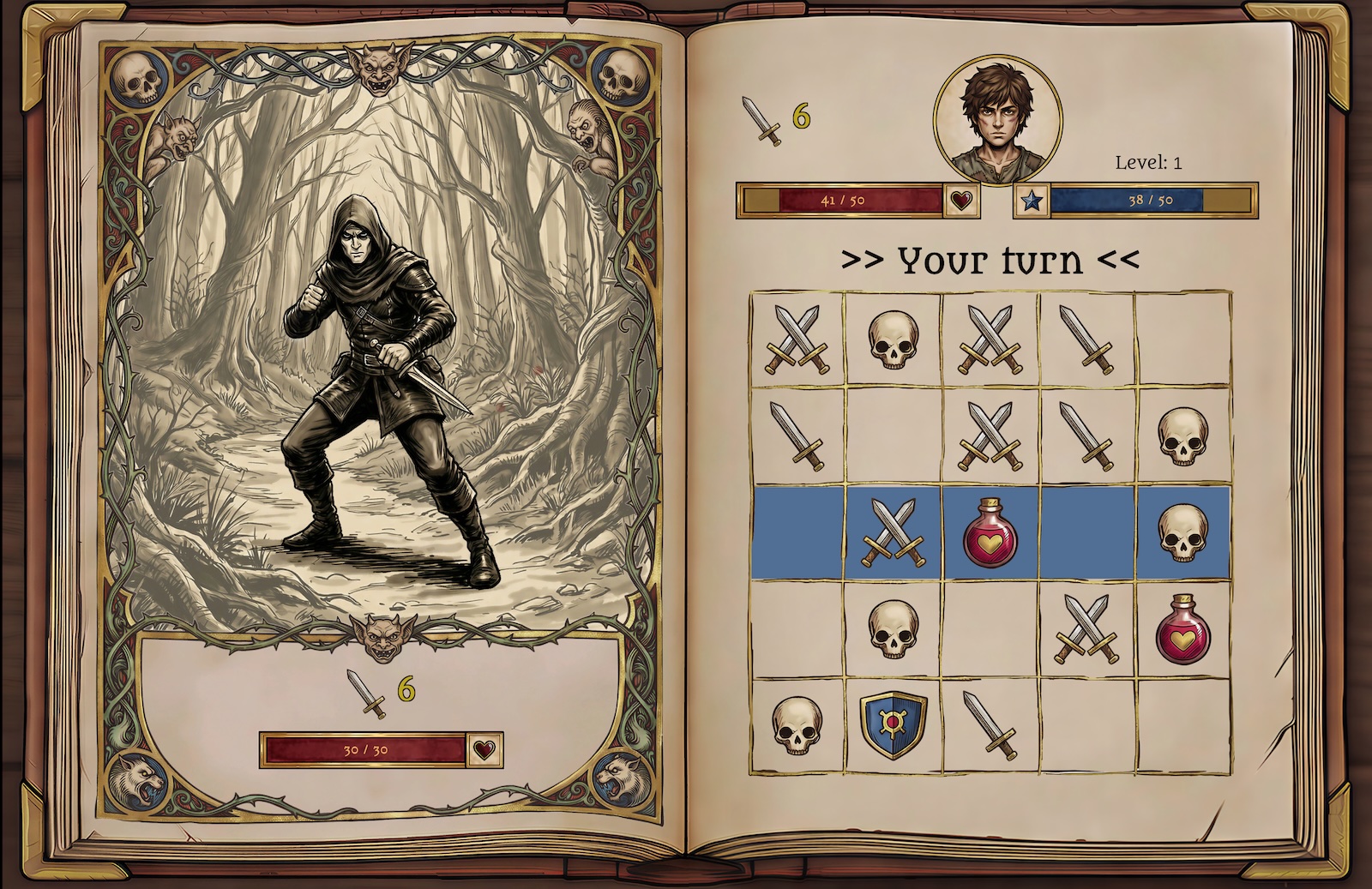 Codename: MaxitRPG – Original turn based combat system prototype for RPG game