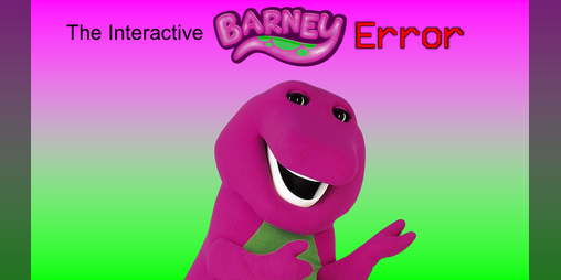 Cover image for Interactive Barney Error
