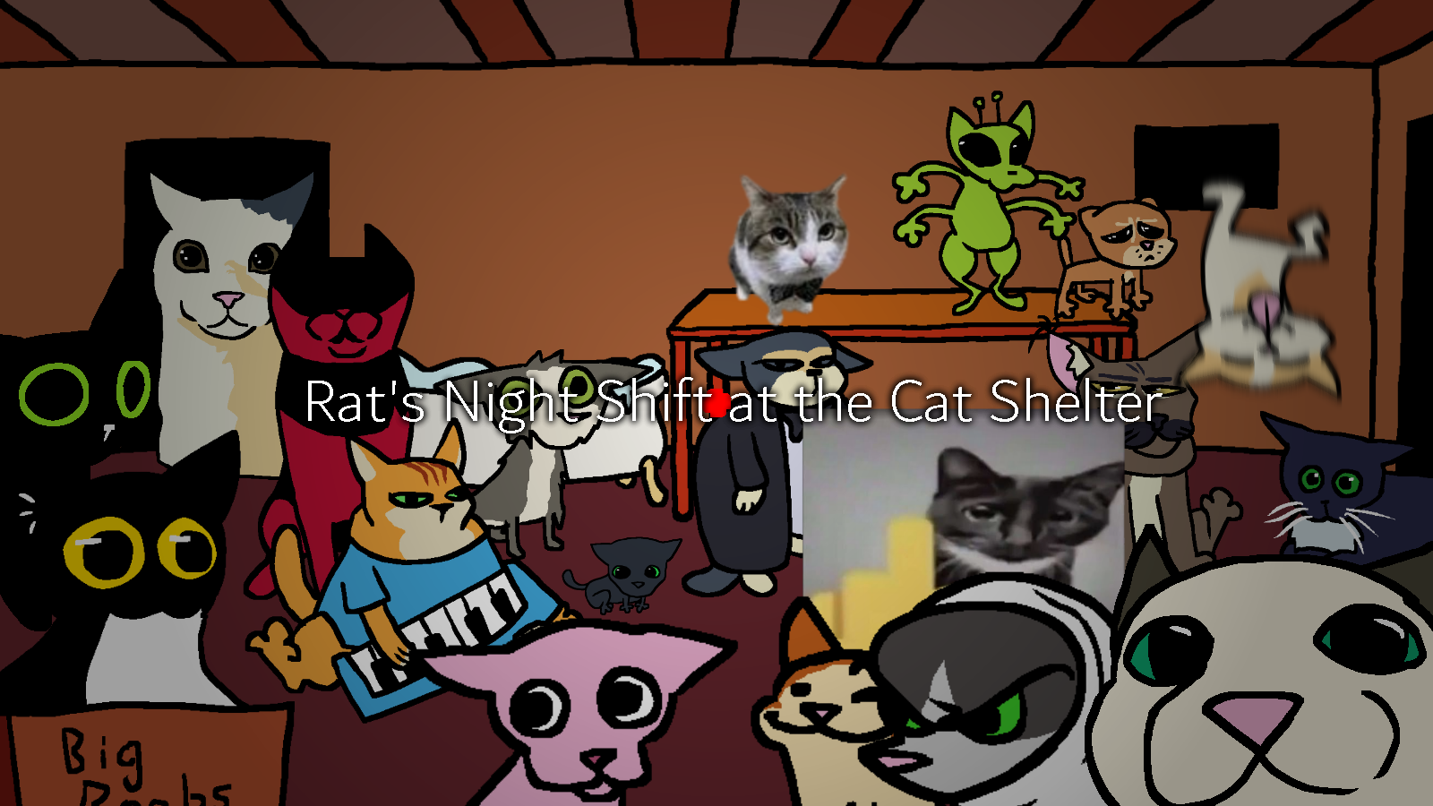 Rat's Night Shift at the Cat Shelter