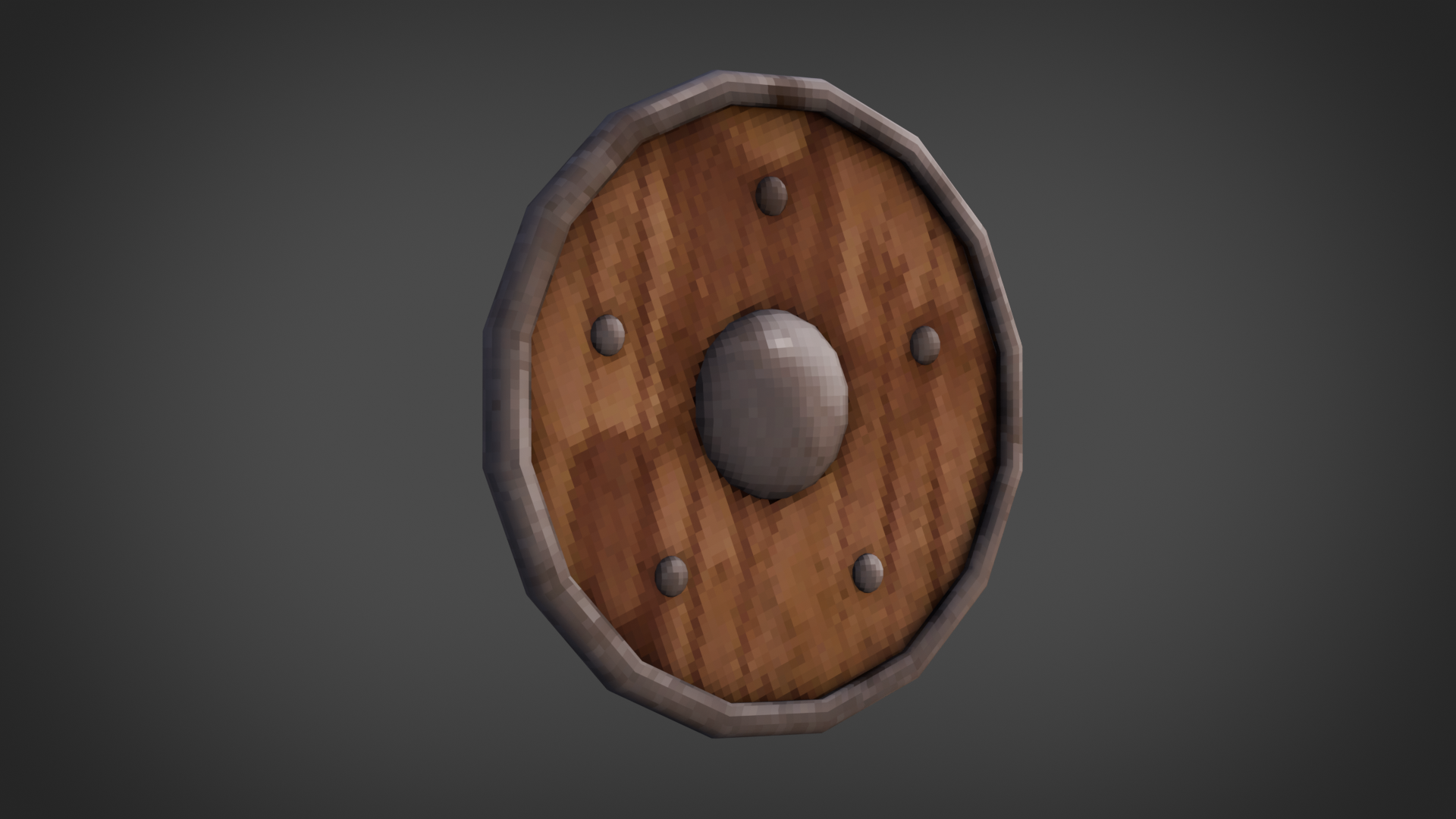 Medieval Shield - Low Poly, Retro Style by Berni