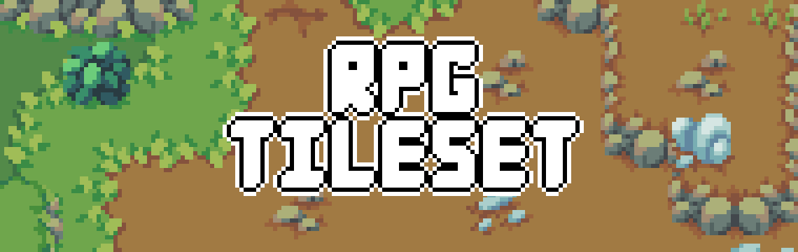 Top down RPG Grassland Tileset