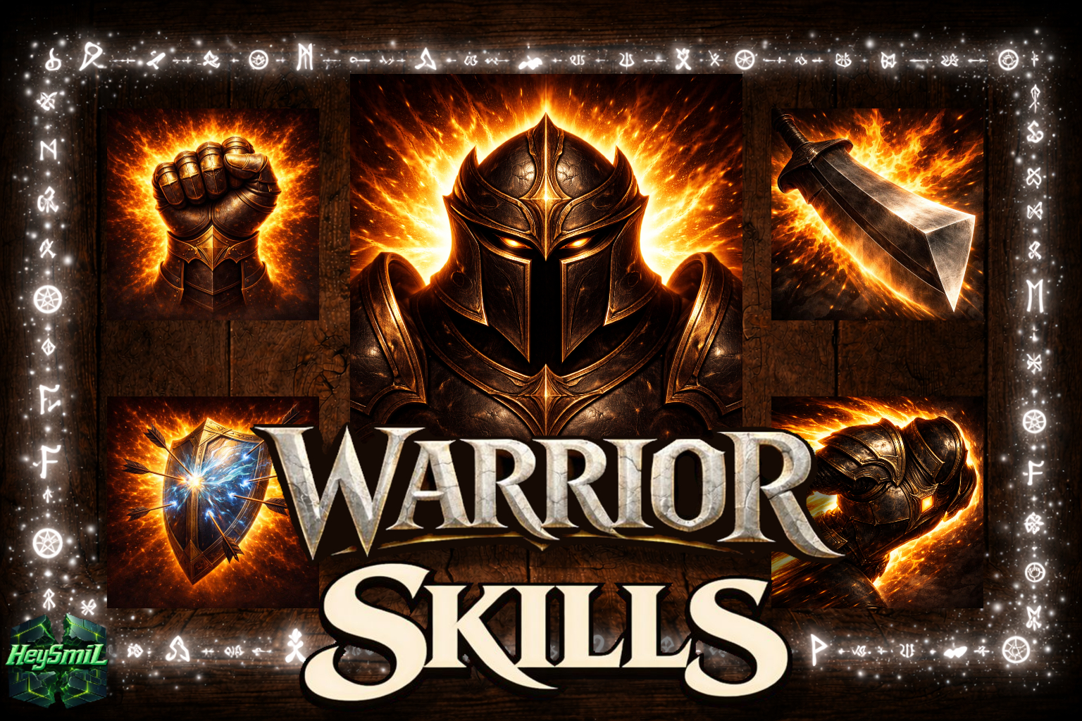 Skill Icons Pack - Warrior by HeySmiL