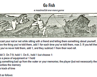 Go Fish: A One-Move Game