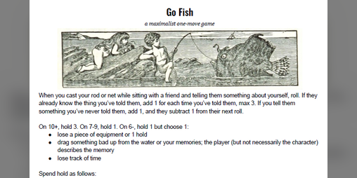 Cover image for Go Fish: A One-Move Game