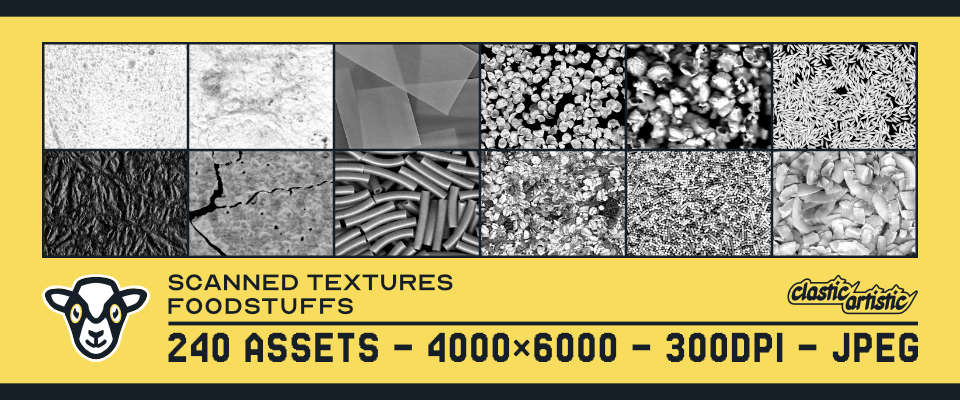 Scanned Textures – Foodstuffs