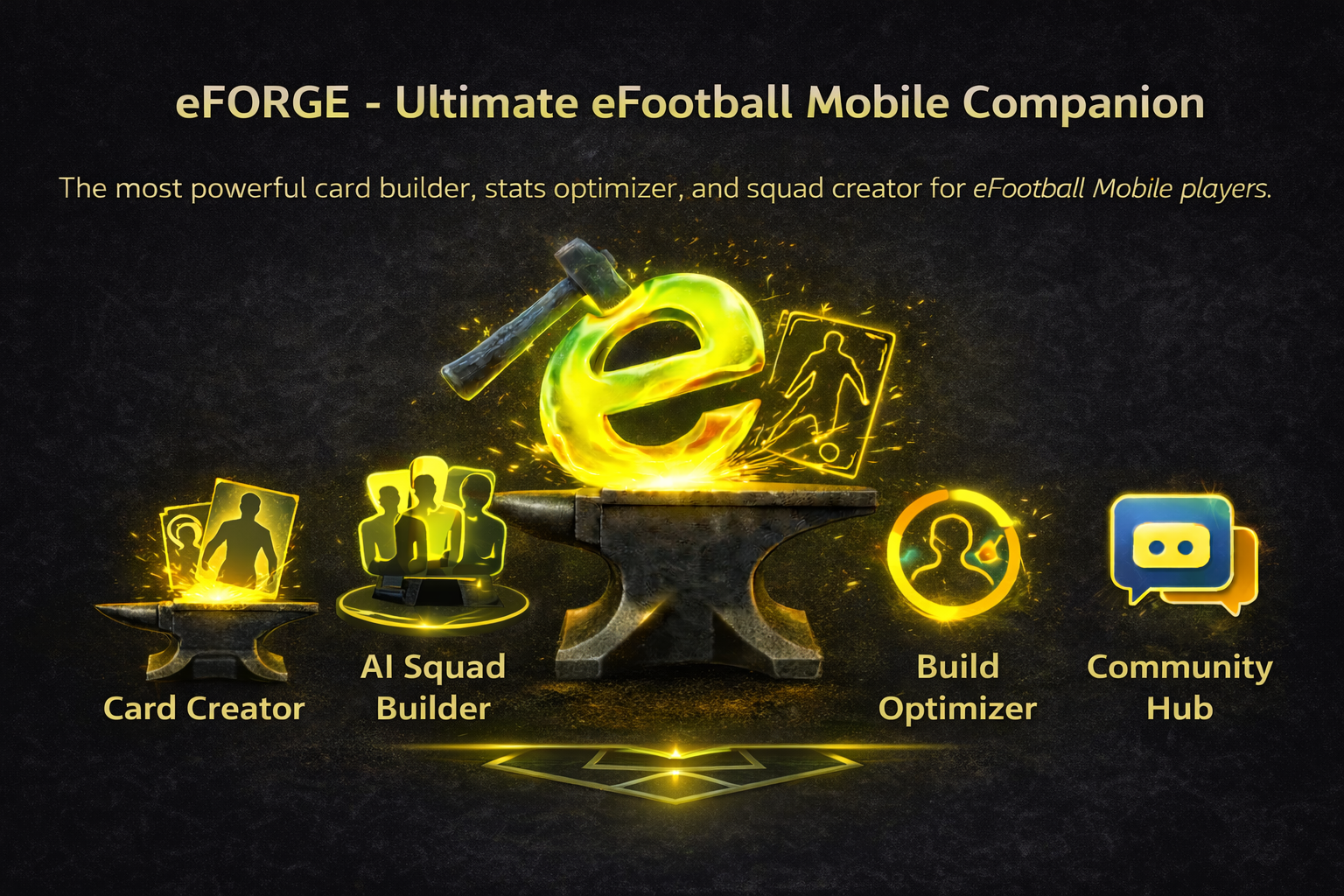 eFORGE - eFootball Card & Squad Builder