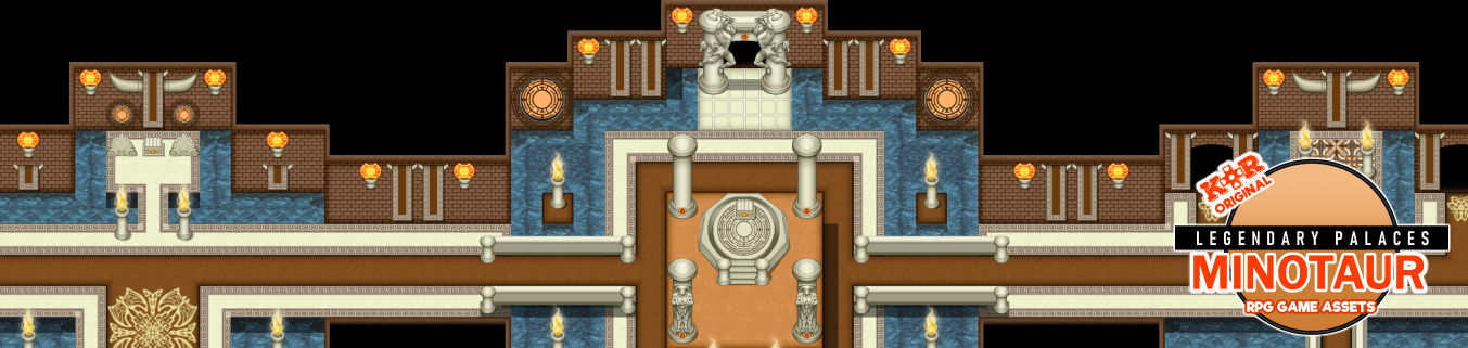 KR Legendary Palaces ~ Minotaur Tileset for RPGs