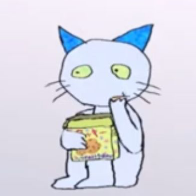 Cover image for teach the cat eating cookies