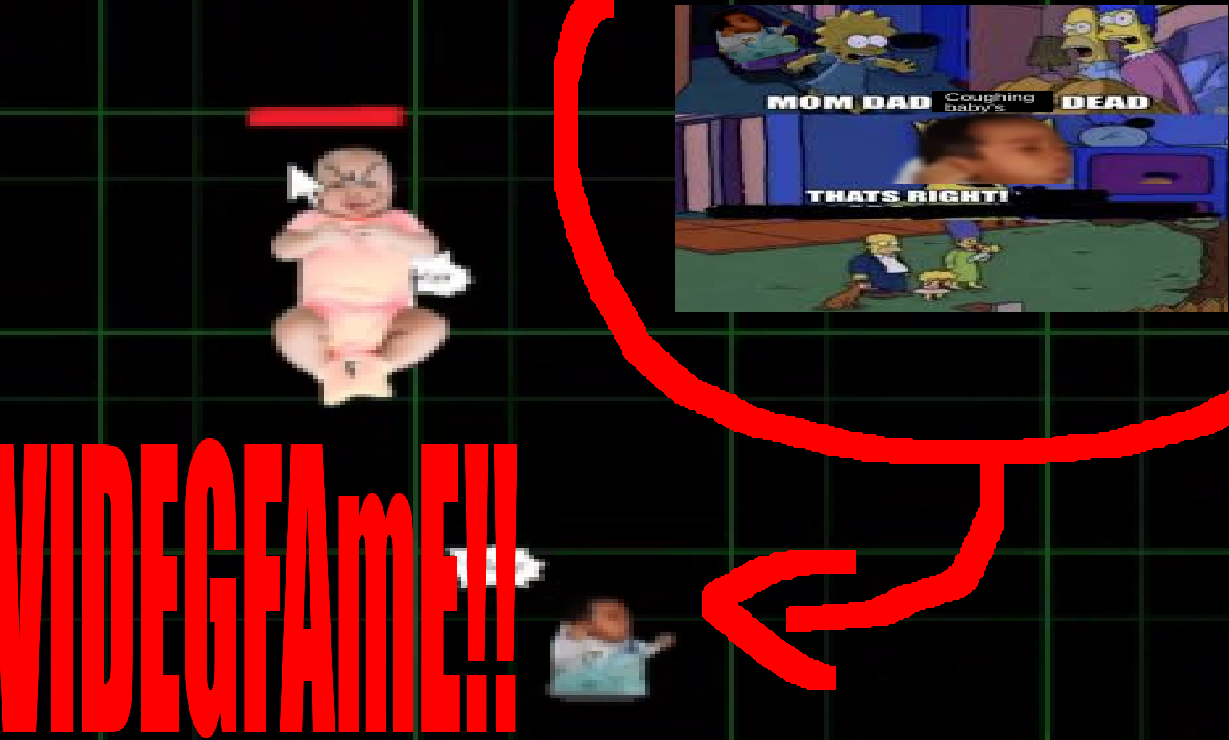 COUGHING BABY VS ARTHUR THE VIDEO GAME!!!!