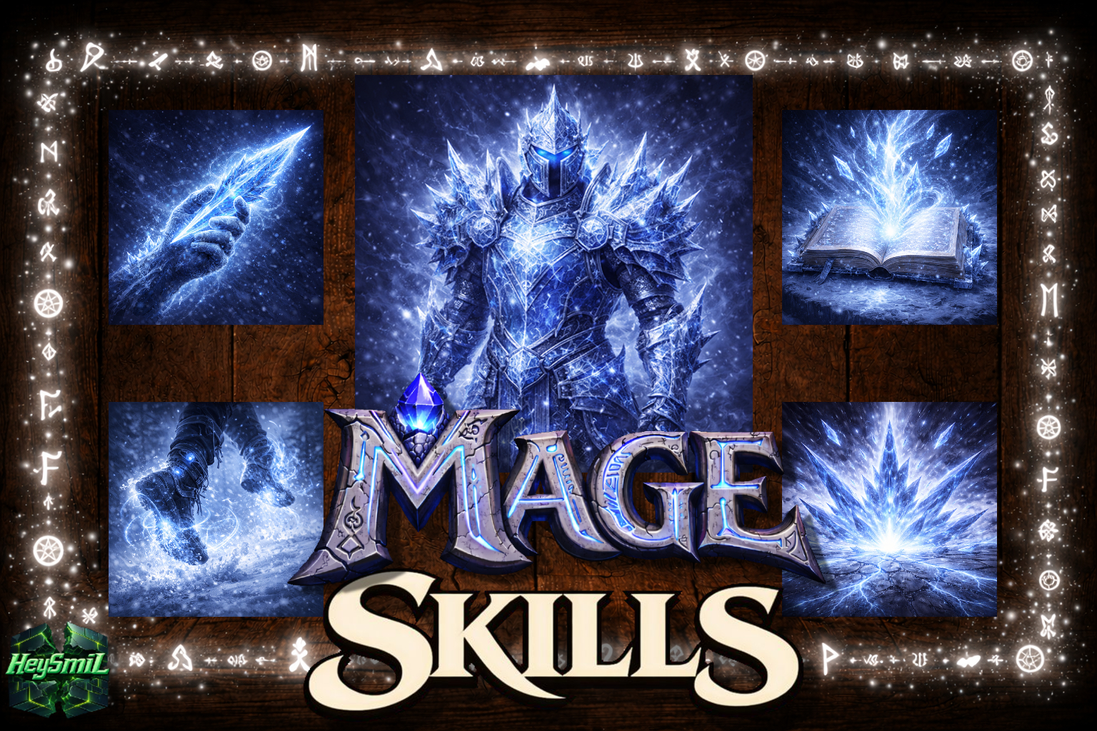 Skill Icons Pack - Ice Mage by HeySmiL