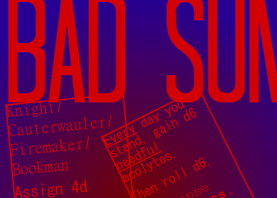 Cover image for BAD SUN.