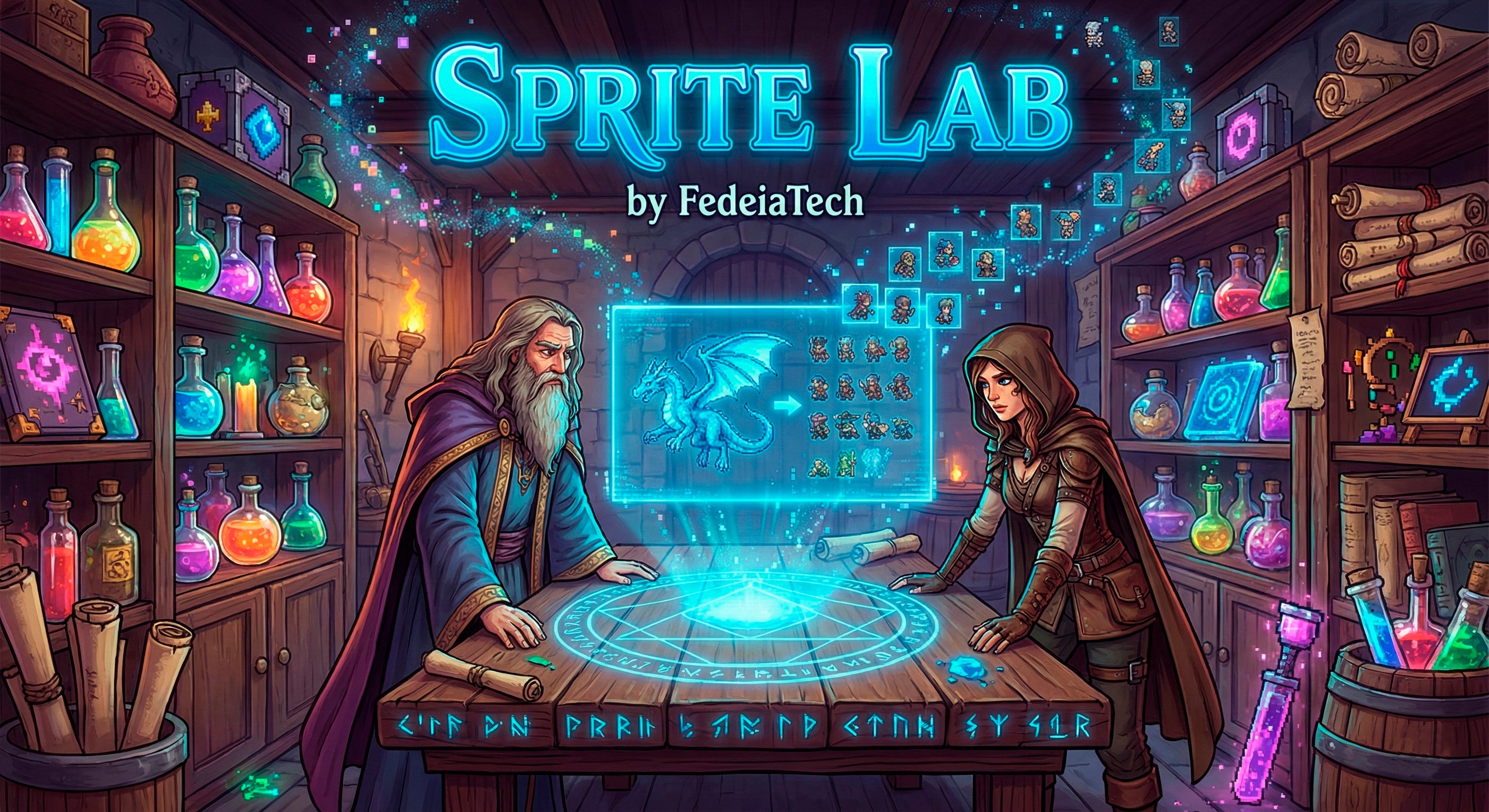 Sprite Lab V0.2🧪 - Universal 2D Sprite Sheet Generator