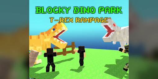Cover image for Blocky Dino Park: Rampage