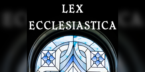 Cover image for Lex Ecclesiastica