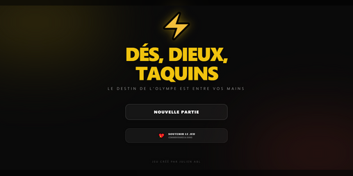 Cover image for ⚡Dés, Dieux, Taquins🎴