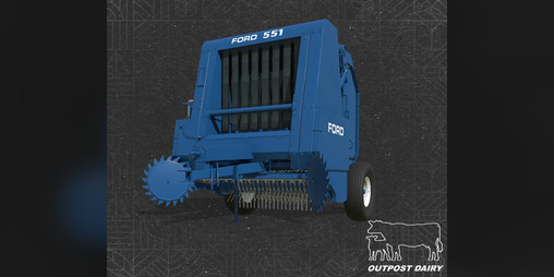 Cover image for FS25 Ford 551 Baler