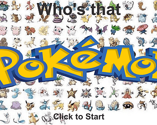 Who's that Pokemon?