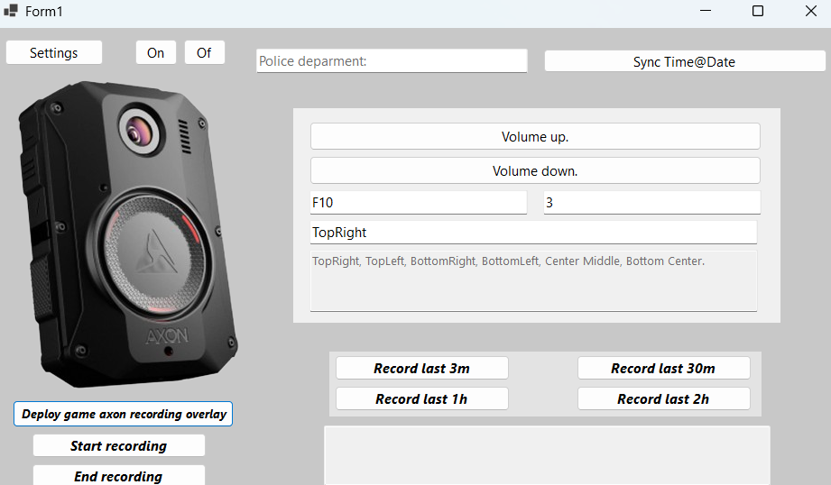 Axon bodycam (Visual studio 2022) by LootLab | Dev