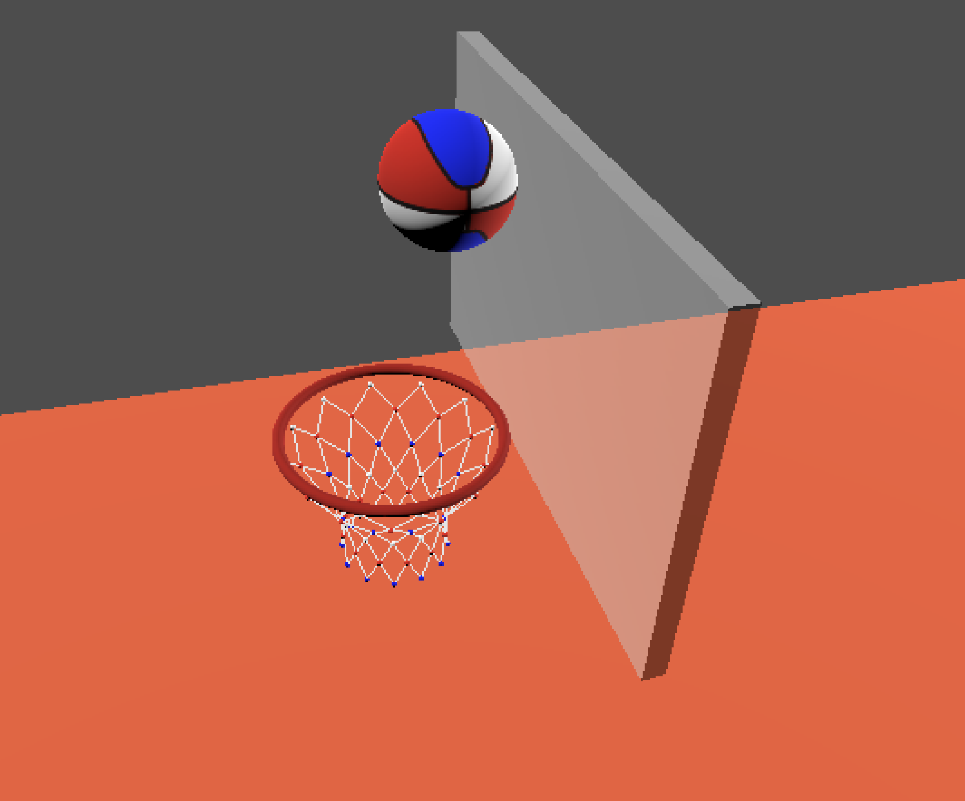Basketball physics in Godot with Joints Prototype