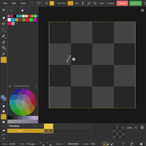 Novaboard v0.7.0 - board rotation and more - Novaboard - pixel art ...