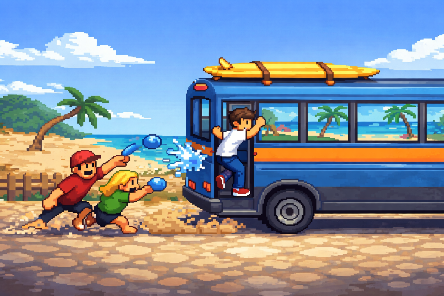 A la playita